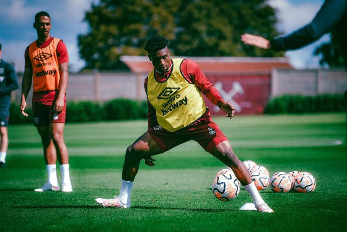 See photos of Mohammed Kudus' first training with West Ham