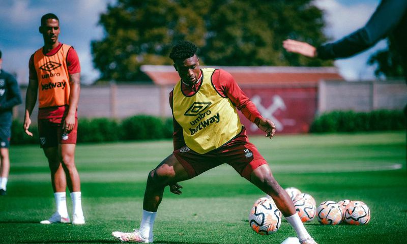 See photos of Mohammed Kudus' first training with West Ham