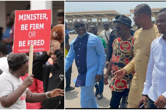 Video: GFA officials booed and sacked from #SaveGhanaFootball protest