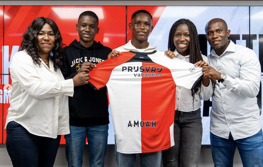 Mathew Amoah Jr.: Ex-Ghana striker’s son signs professional contract with Feyenoord