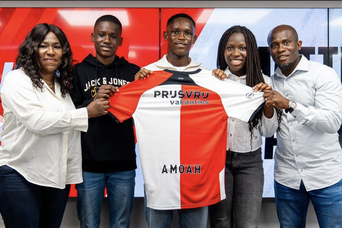 Mathew Amoah Jr.: Ex-Ghana striker’s son signs professional contract with Feyenoord