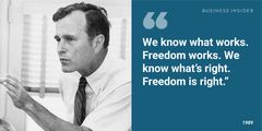 14 of George H.W. Bush's most presidential quotes