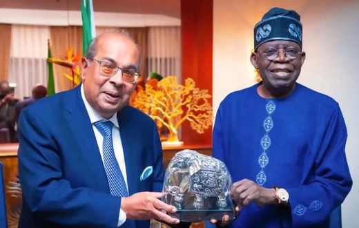 Hinduja expressed unwavering trust in President Tinubu's leadership and readiness to strengthen economic ties between the two countries.