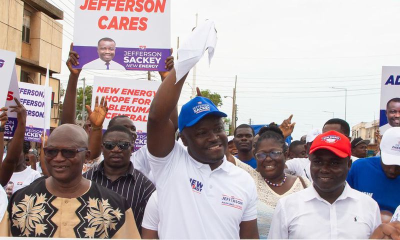 Jefferson Sackey picks NPP parliamentary forms