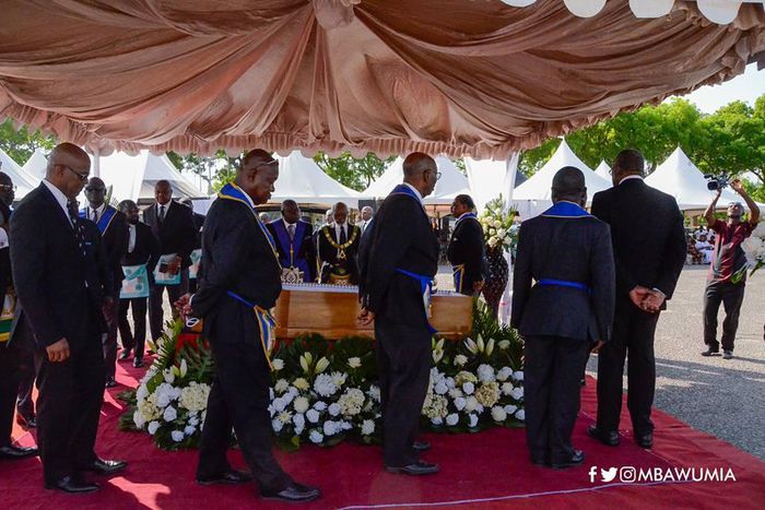 Freemasons attend funeral (File photo)