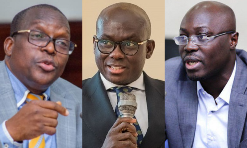 Alban Bagbin, Godfred Yeboah Dame and Dr Cassiel Ato Forson