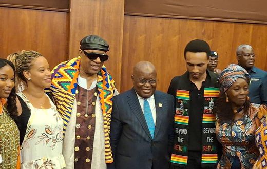 American singer, Stevie Wonder, granted Ghanaian citizenship