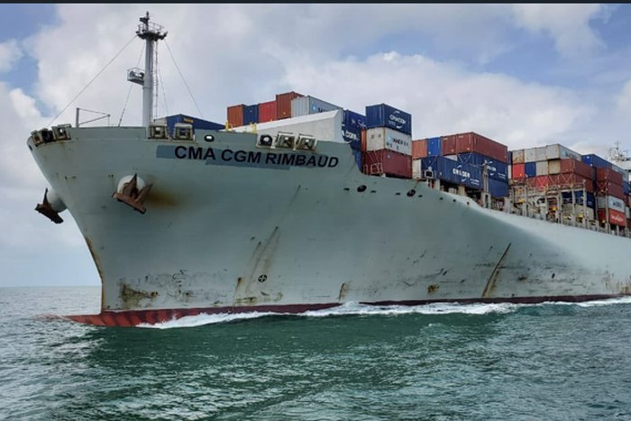 The CMA-CGM vessel carried 411 TEUs of transshipment cargo destined for Cotonou [Nigerian Ports]