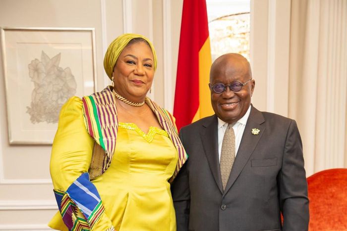 Rebecca Akufo -Addo and Nana Akuffo - Addo