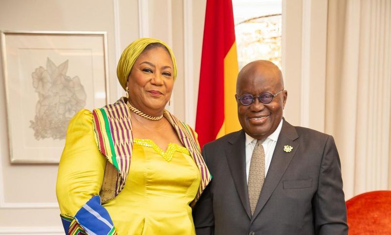 Rebecca Akufo -Addo and Nana Akuffo - Addo