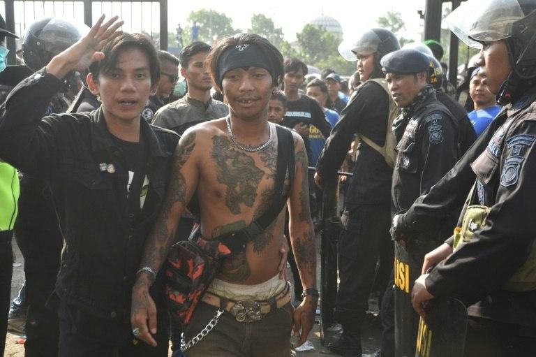 Indonesian football fans are notoriously diehard