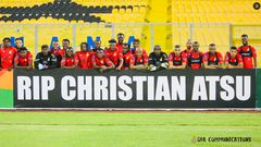 Black Stars pay final tribute to Christian Atsu ahead of Angola clash