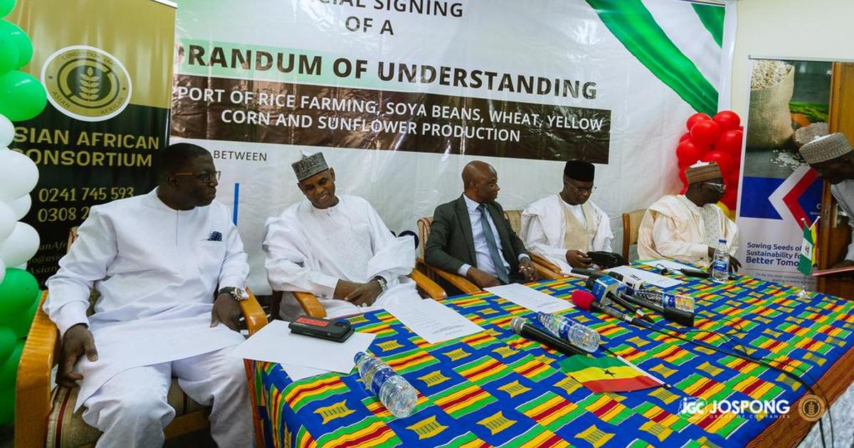 Jospong Group partners with Nigerian firm EGTA Investment for rice ...