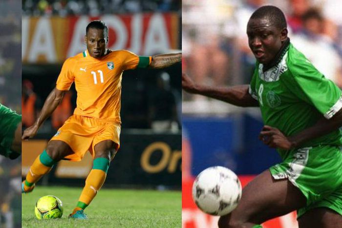 Vincent Aboubaka, Didier Drogba and Rashidi Yekini