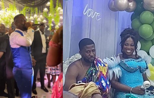Video: Sarkodie performs at wedding ceremony of Kwasi Appiah’s daughter
