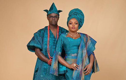 Funke Akindele and husband celebrate 4th marriage anniversary with adorable photos