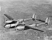 P-38 Lightning fighter plane WWII