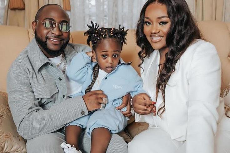 Davido, Chioma, and Ifeanyi