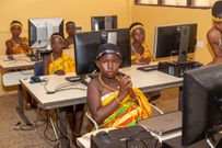 ICT lab inside Read2Lead library at Kotei, Kumasi