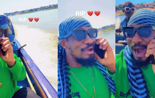 Nollywood actor dies from drowning shortly after posting video of scary boat ride