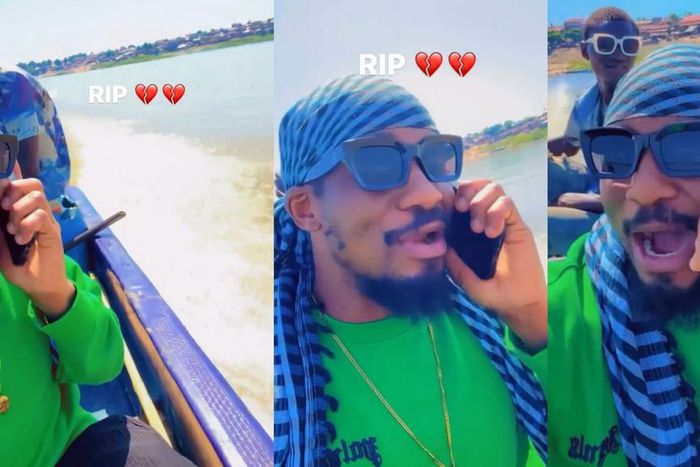 Nollywood actor dies from drowning shortly after posting video of scary boat ride