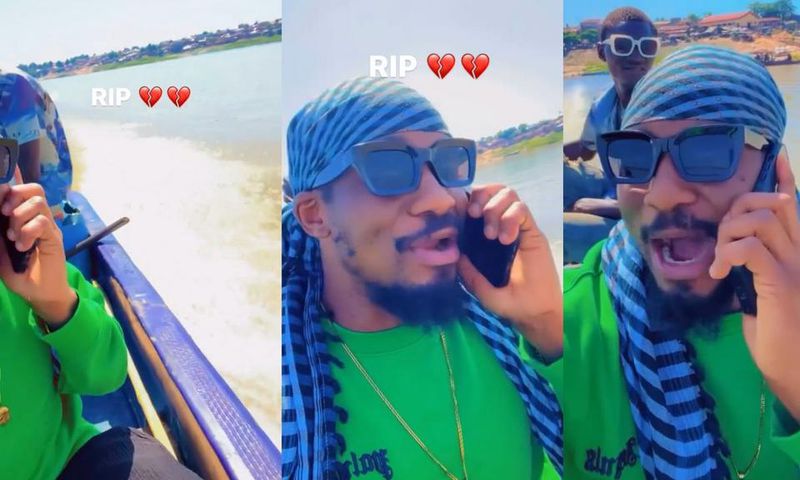 Nollywood actor dies from drowning shortly after posting video of scary boat ride