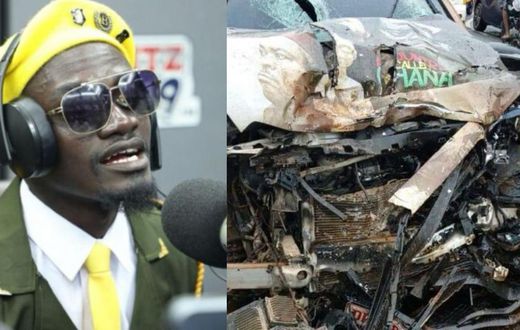 Kumawood actor Lilwin involved in car accident at Amakom, Kumasi
