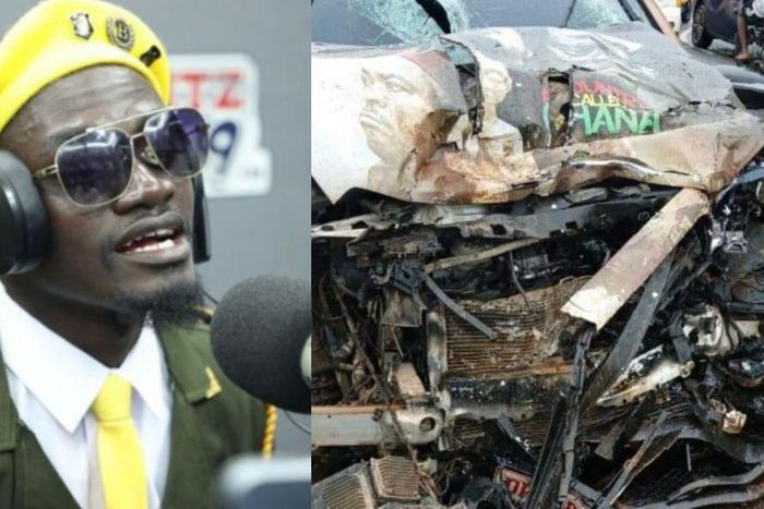 Kumawood actor Lilwin involved in car accident at Amakom, Kumasi
