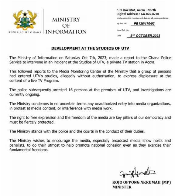 Ministry of Information