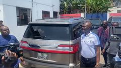 Kennedy Agyapong at NPP headquarters