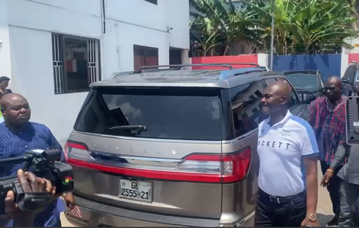 Kennedy Agyapong at NPP headquarters