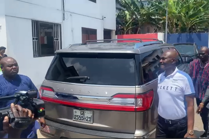 Kennedy Agyapong at NPP headquarters