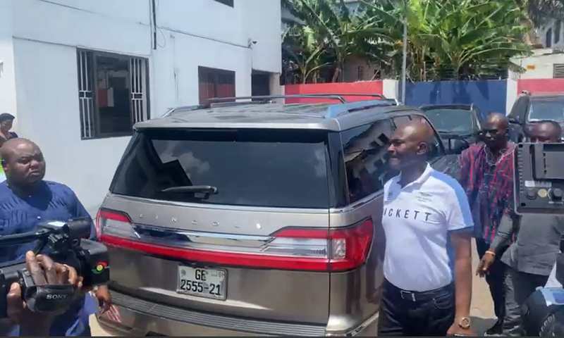Kennedy Agyapong at NPP headquarters