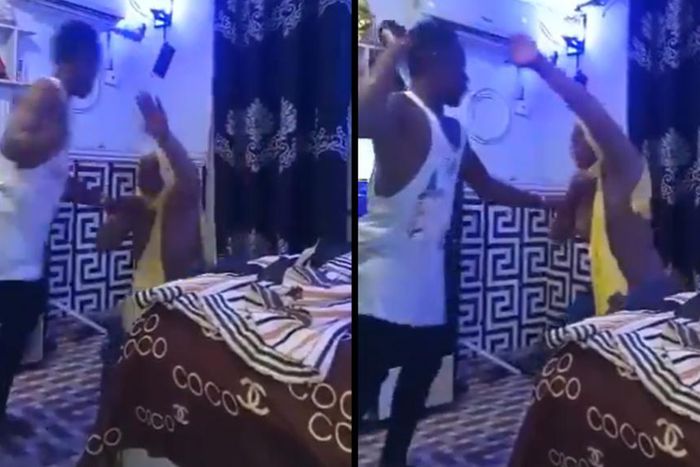 Video of man brutally assaulting woman believed to be his wife angers Ghanaians