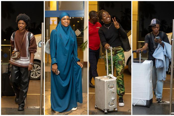 Black Queens report to camp with all the drip ahead of Zambia game (Photos)