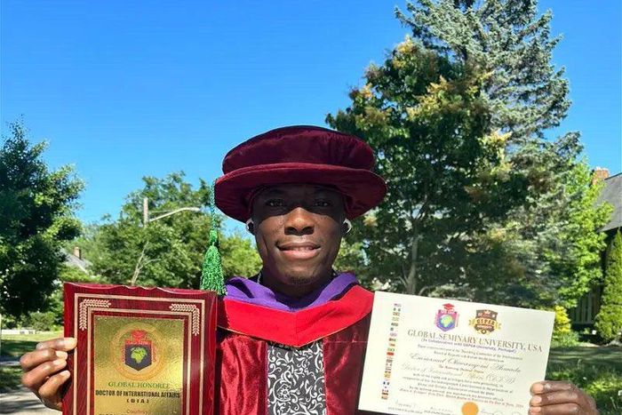 Man who failed WASSCE 17 times  honoured with two doctorates degrees in US