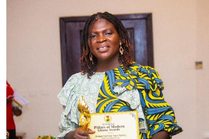 Aseye Darkey wins Pillar in Fashion Design award