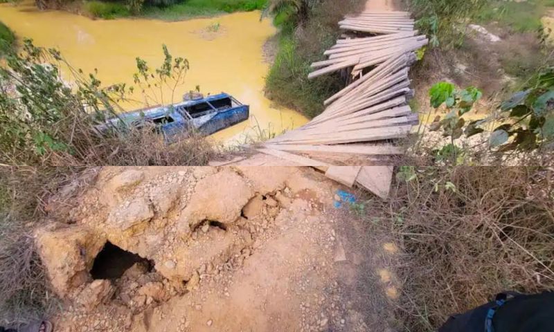 1 officer dies, 3 rescued as police patrol car chasing criminals drowns in river