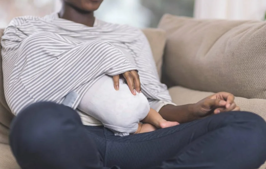 Woman breastfeeding