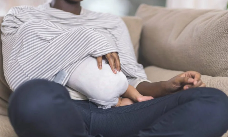 Woman breastfeeding