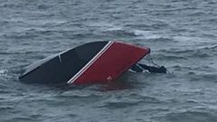 File image of a boat that capsized