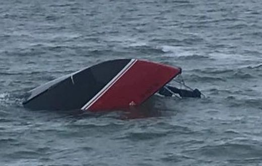 File image of a boat that capsized