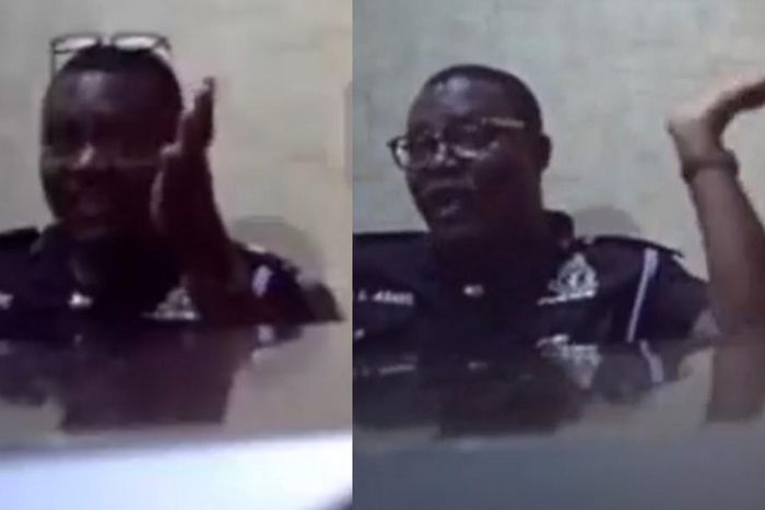 New video of Supt. Asare on getting rid of IGP Dampare before August emerges