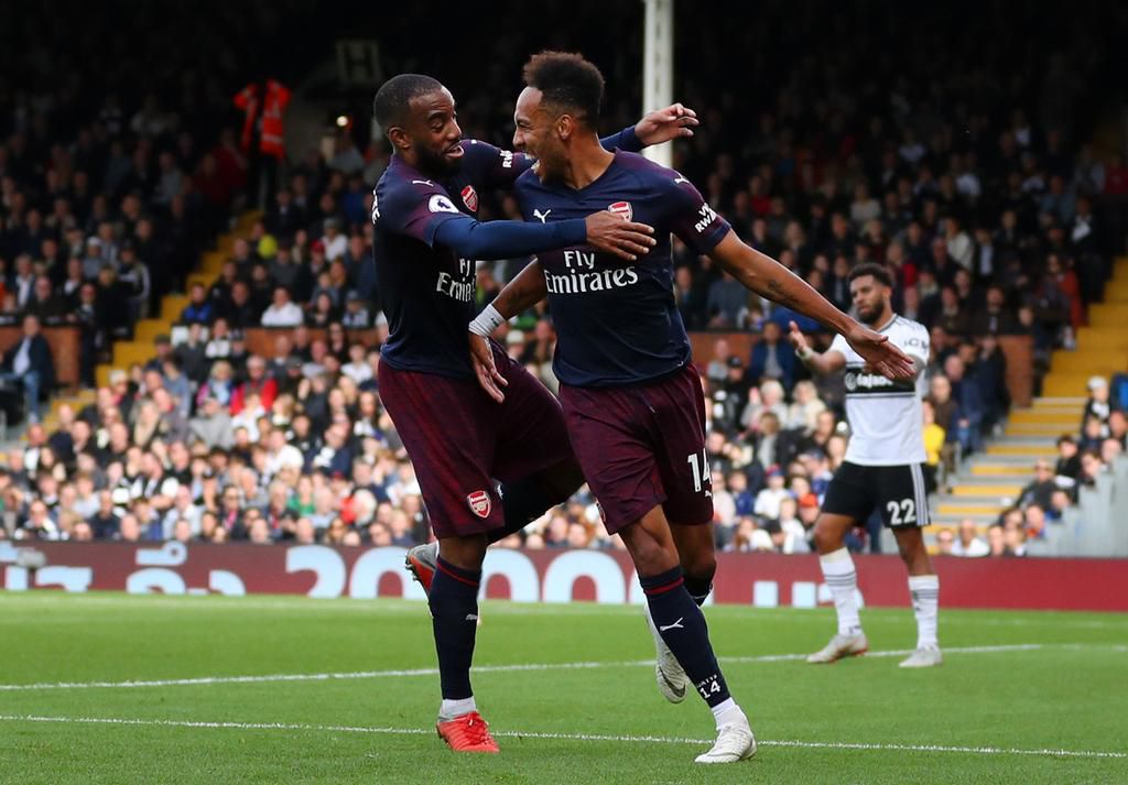 Alexandre Lacazette and Pierre Emerick Aubameyang