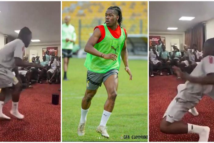Black Stars new boy Brandon Thomas-Asante displays dance moves in camp (VIDEO)