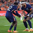 Memphis Depay celebrates goal for Netherlands by dancing Adowa with Frimpong (Video)