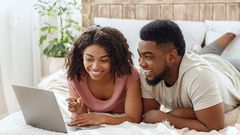 Couple relaxing at home [Pinterest]