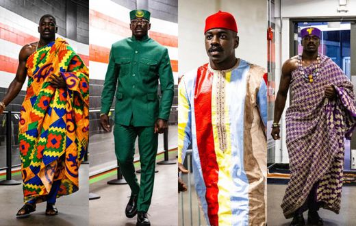 All the times NFL’s Jeremiah Owusu sold Ghana to the world with his dressing (Photos)