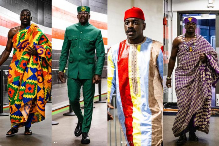 All the times NFL’s Jeremiah Owusu sold Ghana to the world with his dressing (Photos)