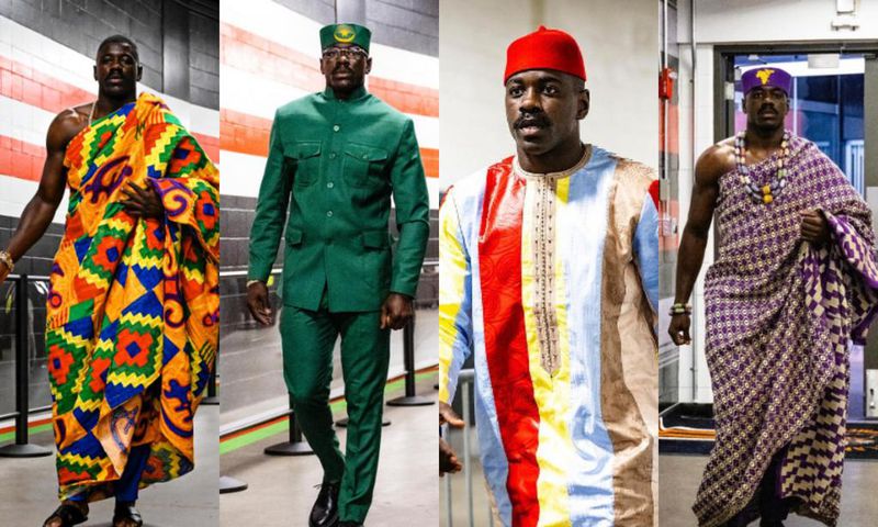 All the times NFL’s Jeremiah Owusu sold Ghana to the world with his dressing (Photos)